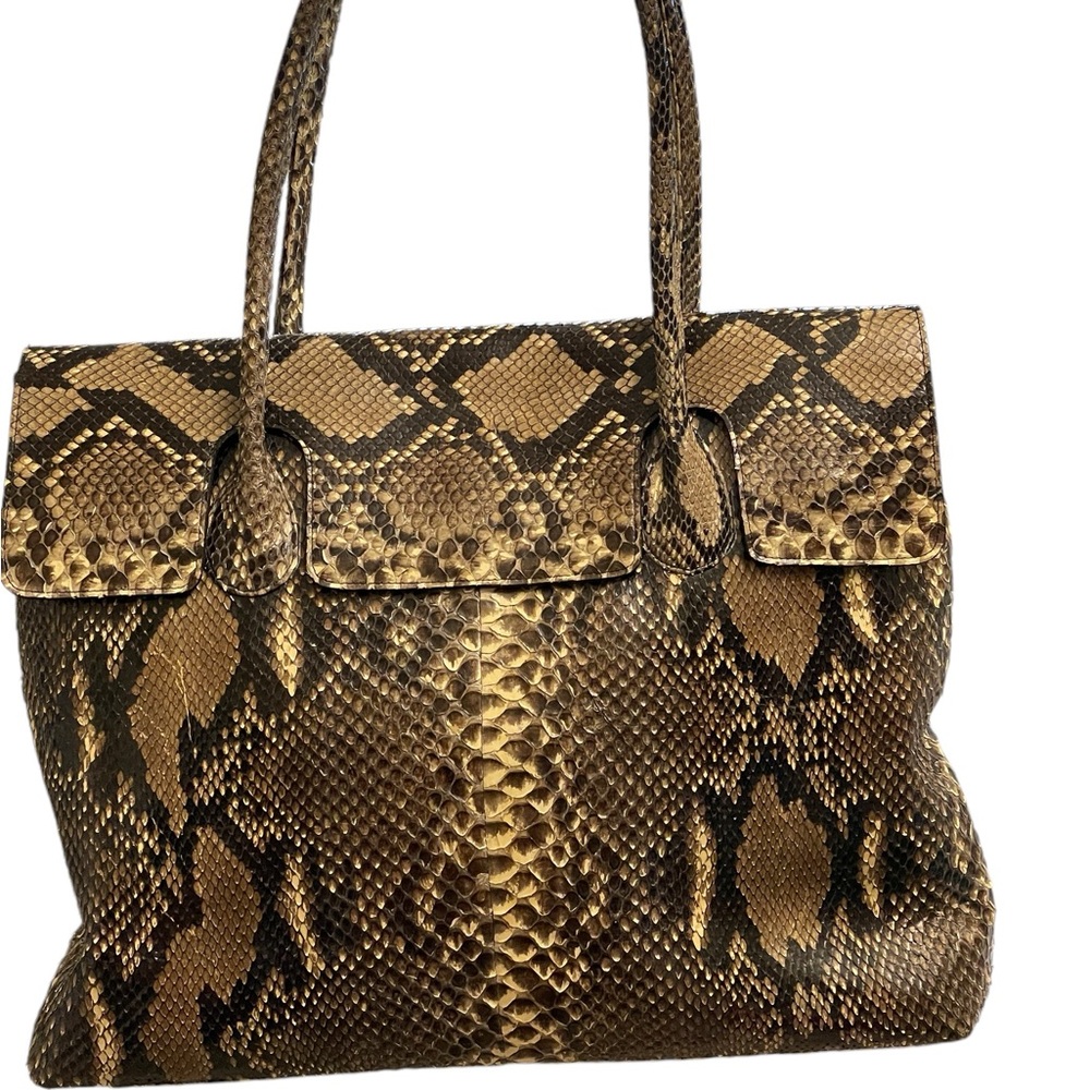 Custom made snakeskin purse